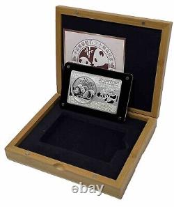 2013 Fine Silver 3oz 30th Anniversary Of The Chinese Panda #13-09
