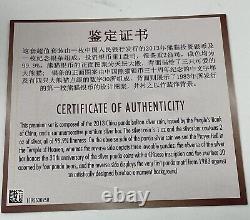 2013 Fine Silver 3oz 30th Anniversary Of The Chinese Panda #13-09
