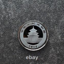 2014 1OZ 10 Yuan Silver Panda China Black Empire 24kt Gold PROOF ONLY 1000 #383