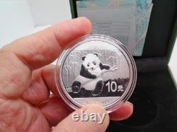 2014 CHINA PANDA Bamboo TEMPLE of HEAVEN Silver 10 Yuan Chinese Coin