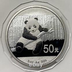 2014 China 50YUAN Silver Coin China 2014 Panda Silver Coin 5OZ
