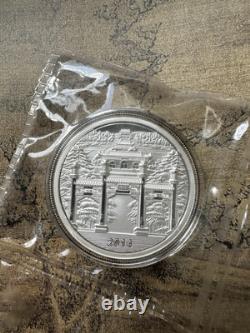 2014 China Nanjing Mint Two Lovely Panda Silver Panda Medal 60g COA Spot