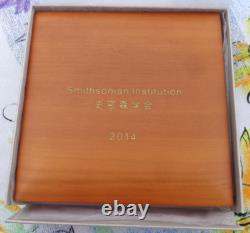 2014 China Panda Smithsonian Medal PF70 Ultra Cameo. 999 fine silver Box & COA