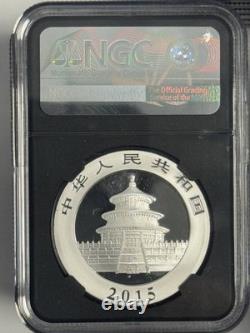 2015 1 oz China Panda s10y Mint State 9.9/69