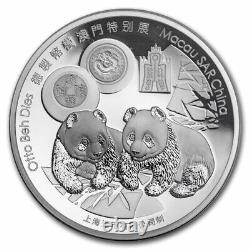 2015 China 2 oz Silver Macau Money Show Panda PF-70 NGC SKU#278772