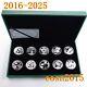 2016-2025 China 10yuan Panda Silver Coins 30g(1oz) 10pcs With Box Panda Coin