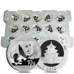 2016 CHINA 10 YUAN PANDA SILVER COIN Original Packed of 15 Coins