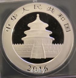 2016 China 10 Yuan Silver Panda 1 Oz MS70 ICG High Demand