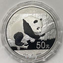 2016 China 50YUAN Silver Coin China 2016 Panda Silver Coin 150g