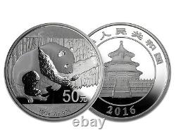 2016 China 50 Yuan Silver Panda 150 g