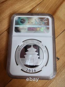 2016 NGC MS69 China 10 yuan Panda First Releases silver. 999 30g SLAB