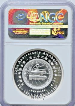 2016 Panda 125th Ann ANAheim Gem Proof #112 NGC Graded Silver 50g 1.60 oz