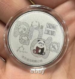 2017 China 1x30g Silver Coin + 34x3g Panda Medals Set 35th Issue Panda