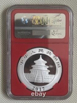 2017 China Chinese NGC MS70 Early Releases Panda coin 30g silver bullion