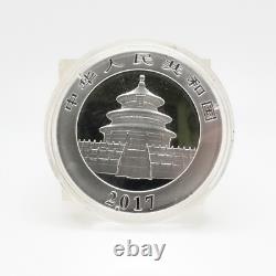 2017 China Panda Silver 10 Yuan Coin Capsulated