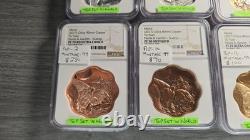 2017 China Yu Yuan Scallop Panda 5 Coin Set TOP POP