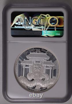 2018-S-China Panda 60g Piefort Santa Clara Coin Expo- NGC PF-70 UC FIRST DAY