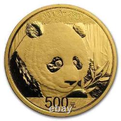 2018 St. 2018 China 30 gram Gold Panda BU (Sealed)