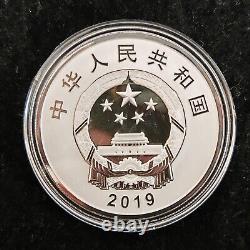 2019 China & Russia Diplomatic Relations 70th Anniv 30 g Panda Silver Coin