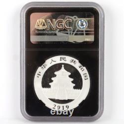 2019 China S10Y Panda 30g. 999 Silver Coin Early Releases NGC MS70