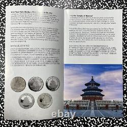 2020 China 3x Panda 10 Yuan Coins NGC MS70 Lot#B2326 Silver! With Case & C. O. A