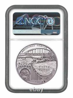 2020 China ANA World's Fair Panda 50g Silver NGC PF70 UC FDI Tong Fang Signature