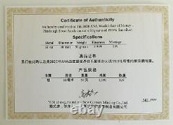 2020 China ANA World's Fair Panda 50g Silver NGC PF70 UC FDI Tong Fang Signature