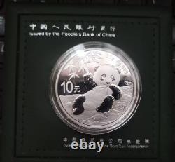 2020 China Panda 30g. 999 Silver 10 Yuan BU Coin China Gold Coin Box Spec Card 2020 China Panda 30g. 999 Silver 10 Yuan BU Coin China Gold Coin Box Spec Card