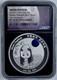 2020 Z China Panda Titanium Blue Moon 2 Oz Silver Coin Ngc Pf70ucam 1st Releases