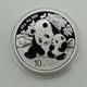 2021 China Panda 10 Yuan 30g. 999 Fine Silver Coin Bu With Coa Box Uncertified