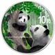 2021 China Panda, 30 Grams Pure Silver Colorized Coin! Collect The Series