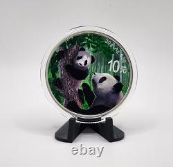 2021 China Panda, 30 grams pure Silver Colorized coin! Collect the Series