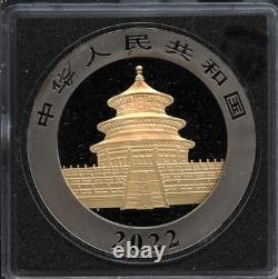 2022 10Y Gilt Panda 30 Grams. 999% Silver Black Gem BU + Bonus