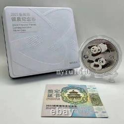 2022 China 50YUAN Panda Silver Coin 150g China Panda Silver Coin with box&COA