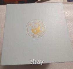 2022 China panda Commemorative Silver+Platinum Coin Ag30g+Pt1g with Tumbler box
