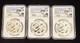 2022 (g) (y) (s) Ngc Ms 70 China Silver Panda 3 Coin Box Set Huang Qin Signed