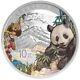 2023 10yuan China National Park Panda Colored Panda Silver Coin 30g