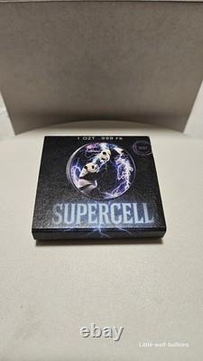 2023 China Panda Supercell Storm 1oz. 999 Silver Colorized Coin Only 149pcs