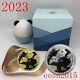 2023 China Panda Commemorative Silver+gold Coin Ag30g+au1g With Tumbler Box