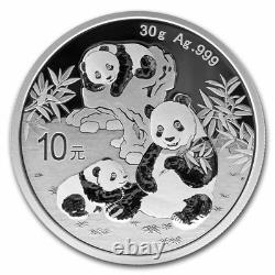 2025 Chinese Silver Panda BU (In Capsule) 30g Coin for Collectors