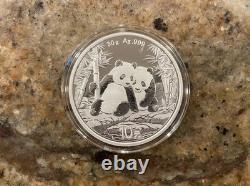 2026 30 g 10 Yuan Chinese Silver Panda Coin BU in Capsule with Manual