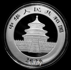 2026 30g. 999 Fine Silver Chinese Panda Coin