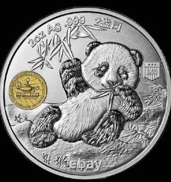 2026 China 2oz Silver ANA Show Panda Proof With Privy & COA