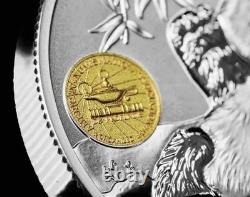 2026 China 2oz Silver ANA Show Panda Proof With Privy & COA