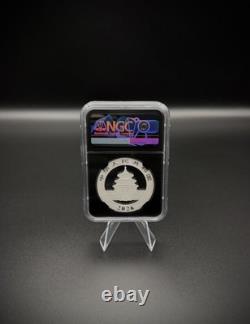 2026 China 30 Gm Silver Panda NGC MS70 First Release Black Core Great Wall Label