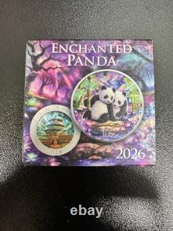 2026 China 30 Gram Silver Panda Enchanted Panda Metallic and Holo Finish