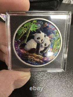 2026 China 30 Gram Silver Panda Enchanted Panda Metallic and Holo Finish