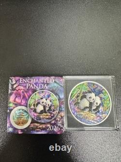 2026 China 30 Gram Silver Panda Enchanted Panda Metallic and Holo Finish