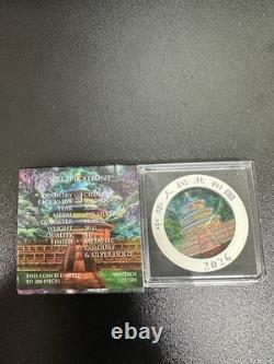 2026 China 30 Gram Silver Panda Enchanted Panda Metallic and Holo Finish