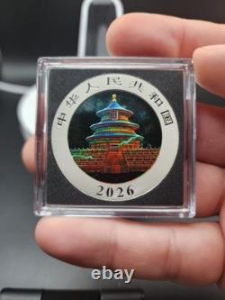 2026 China Enchanted Panda Colored 999 Silver Metallic & Silver Holo Serial 227